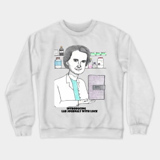 Rosalind Franklin's lab journal Crewneck Sweatshirt